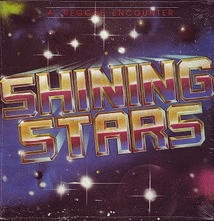 Image of Front Cover of 1514409C: LP - VARIOUS ARTISTS, Shining Stars - A Reggae Encounter (Joe Gibbs Music; JGML-60076, US 1983)   VG/G