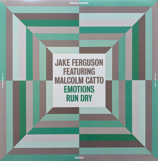 Image of Front Cover of 4344249C: LP - JAKE FERGUSON FEATURING MALCOM CATTO (HELIOCENTRICS), Emotions Run Dry (Madlib Invazion; MILS002, US 2023, Picture Sleeve) Opened Instore  EX/EX