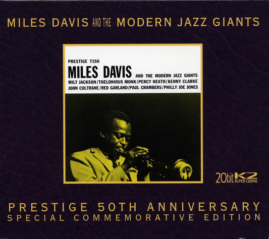 Image of Front Cover of 1554731S: CD - MILES DAVIS, Miles Davis And The Modern Jazz Giants (Prestige; 7150, US 1999, Card Slipcase with Jewel Case inside)   EX/EX