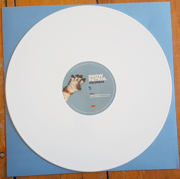 Image of Label Cover of 1514628C: 2xLP - SNOW PATROL, Wildness (Polydor; 6741253, UK & Europe 2018, Gatefold, 2 Inners, Blue / White Vinyl) Opened in store - sleeve has very slight bumps at openeing.  Still in shrink  VG+/EX