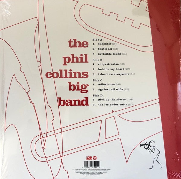 Image of Back Cover of 1514652C: 2xLP - THE PHIL COLLINS BIG BAND, A Hot Night In Paris (Atlantic; 603497854219, Europe 2019, 2 Inners, Half-Speed Mastered)   EX/VG+