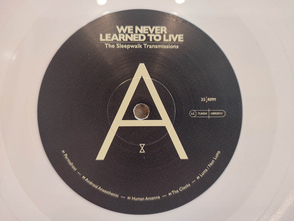 Image of Label Cover of 1524611E: LP - WE NEVER LEARNED TO LIVE, The Sleepwalk Transmissions (Holy Roar Records; HRR291V, UK 2019, Insert)   VG+/VG+