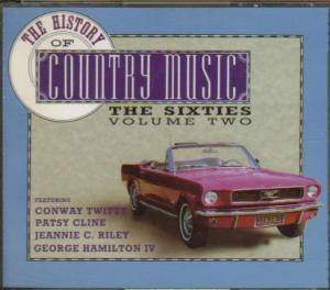 Image of Front Cover of 1554799S: 2xCD - VARIOUS, The History Of Country Music - The Sixties - Volume 2 (Kenwest Music; KNEWCD720, UK 1993)   VG+/VG+