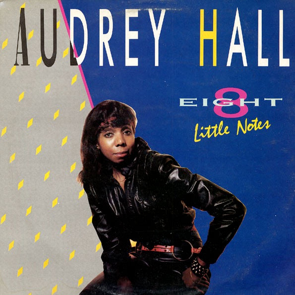 Image of Front Cover of 1614020C: LP - AUDREY HALL, Eight Little Notes (Germain Records ; DGLP1 1985, UK 1985, Picture Sleeve) Light marks on the disc.  VG/G+