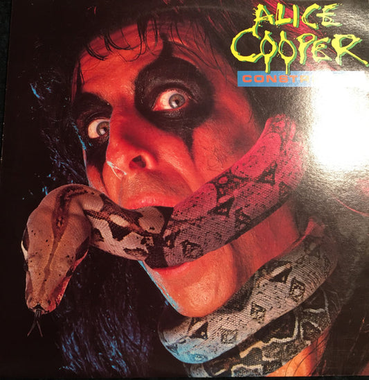 Image of Front Cover of 1644076S: LP - ALICE COOPER, Constrictor (MCA Records; 5761-1, Australia & New Zealand 1986, Insert)   VG/VG