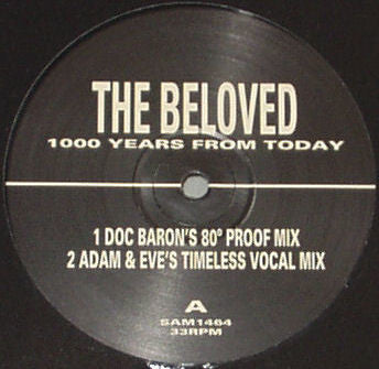 Image of Front Cover of 3825460E: 12" EP - THE BELOVED, 1000 Years From Today (EastWest; SAM 1464, UK 1995)   /VG