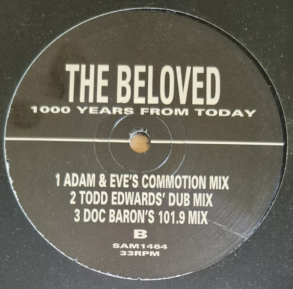 Image of Back Cover of 3825460E: 12" EP - THE BELOVED, 1000 Years From Today (EastWest; SAM 1464, UK 1995)   /VG