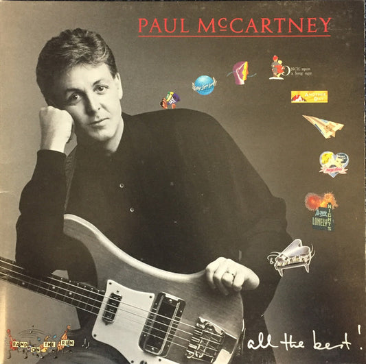 Image of Front Cover of 2xLP - VG/VG - PAUL MCCARTNEY, All The Best! (Parlophone; PMTV 1, UK 1987, Gatefold, 2 Inners, 7485081-A2/B1 Matrix Disc 1, 7485091-A2/B1 Matrix Disc 2), Strong VG,  - 2226098E