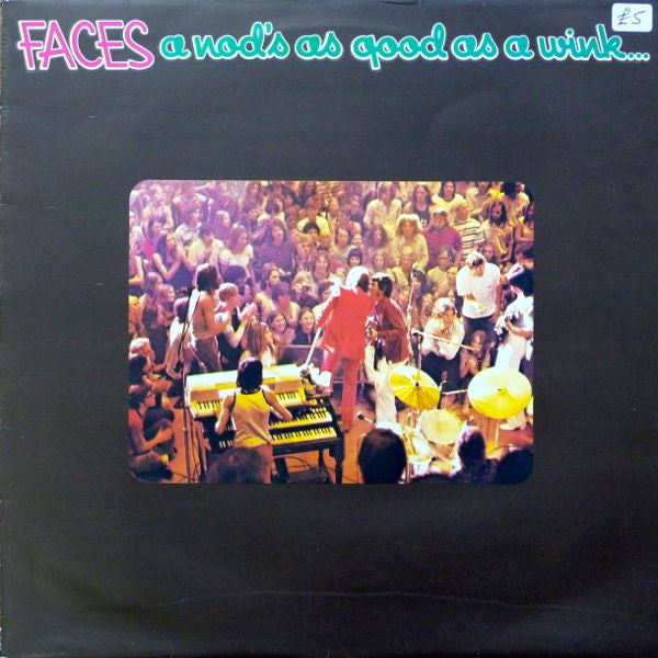 Image of Front Cover of LP - VG/VG - FACES, A Nod's As Good As A Wink...To A Blind Horse (WB Green; K 56006, UK 1971, No Poster, Larger Photos On Front And Back Sleeves), Edge Wear,  - 2926149E
