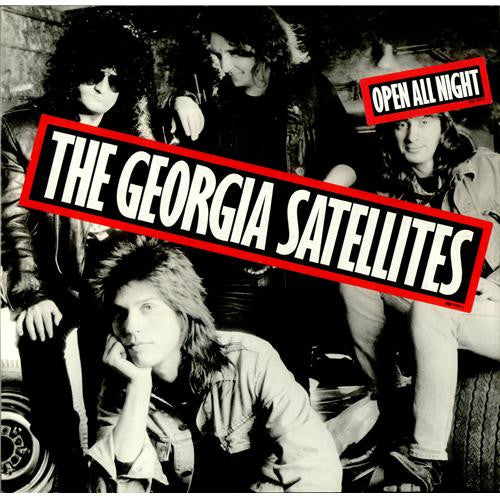 Image of Front Cover of 1644143S: LP - THE GEORGIA SATELLITES, Open All Night (Elektra; 60793-1, Australia 1988, Picture Sleeve)   VG+/VG+