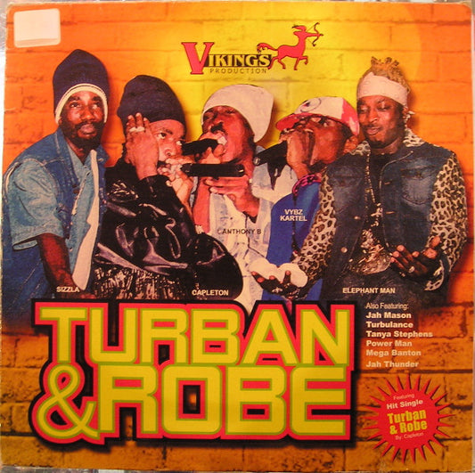 Image of Front Cover of 1654040S: CD - VARIOUS ARTISTS, Turban & Robe (Vikings Production; VKPLP01, UK 2003)   VG+/VG+