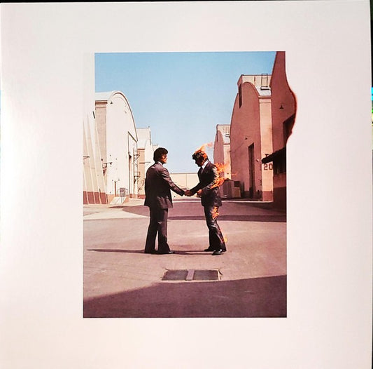 Image of Front Cover of LP - VG+/VG+ - PINK FLOYD, Wish You Were Here (Pink Floyd Records; PFRLP9, Europe 2016 Reissue, Black Outer Sleeve, Inner With Cat Number, Postcard, 180 Gram Vinyl), ,  - 3146272S