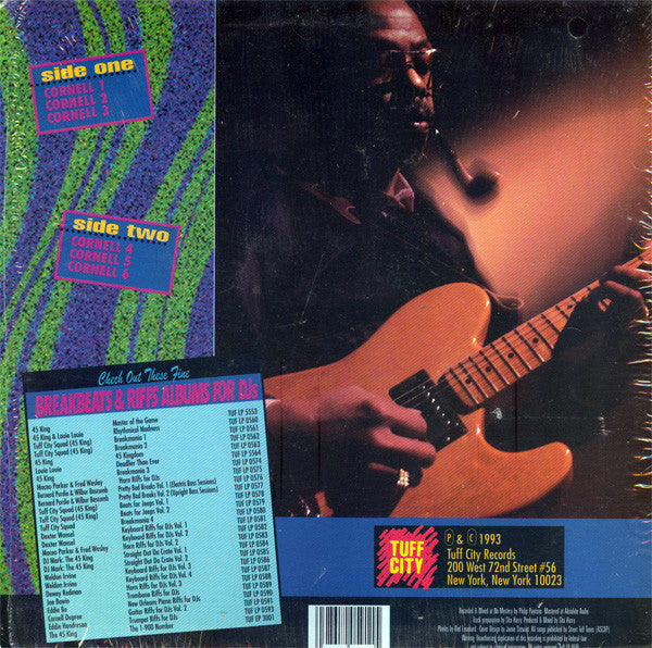 Image of Back Cover of 1644187S: LP - CORNELL DUPREE, Guitar Riffs For DJs Vol. 1 (Tuff City; TUF LP 0591, US 1993)   VG/G+