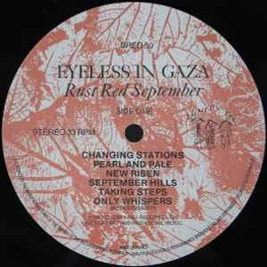 Image of Label Cover of LP - VG/G+ - EYELESS IN GAZA, Rust Red September (Cherry Red; BRED 50, UK 1983), Light Marks only.,  - 2616098C