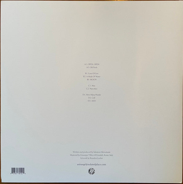 Image of Back Cover of 1644065S: LP - SALVATORE MERCATANTE,   (A Strangely Isolated Place; ASIPV045, US 2024)   VG+/VG+