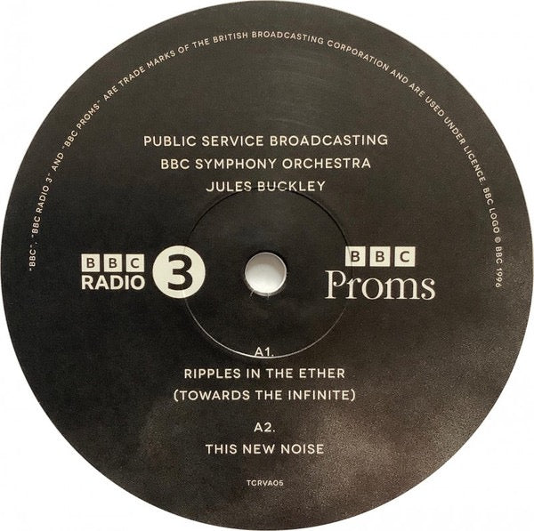 Image of Label Cover of 2xLP - EX/EX - PUBLIC SERVICE BROADCASTING, BBC SYMPHONY ORCHESTRA, JULES BUCKLEY, This New Noise (Test Card Recordings; TCRVA05, UK 2023, Gatefold, 2 Inners, White Vinyl), Still in hype stickered shrinkwrap.,  - 1216202C