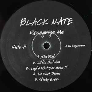 Image of Front Cover of 1624229E: LP - BLACK NATE, Recognize Me (4 Tha Geez Records; S-30832-B, US 1995, Plain sleeve) Light marks.  /VG