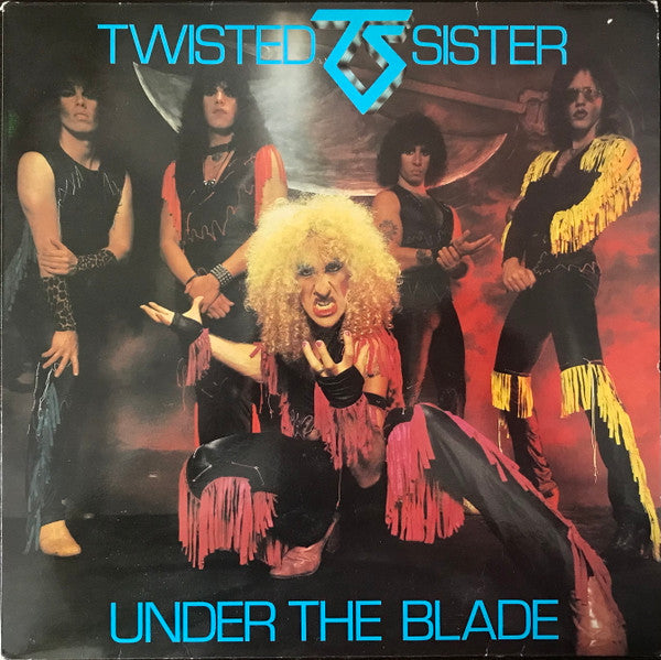 Image of Front Cover of 1524458E: LP - TWISTED SISTER, Under The Blade (Secret Records; SECX 9, UK 1982, Inner)   VG/VG