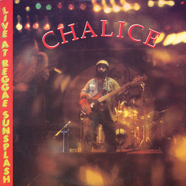 Image of Front Cover of 1624315E: LP - CHALICE, Live At Reggae Sunsplash (Sunsplash Records ; RS 8902, US 1983) Slightly different colour scheme on labels.  VG+/VG+