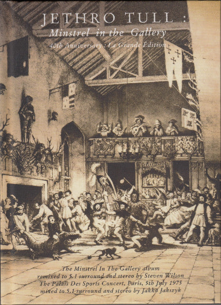 Image of Front Cover of 1634164E: 4xCD - JETHRO TULL, Minstrel In The Gallery (40th Anniversary : La Grande  dition) (Chrysalis; 0825646157204, UK & Europe 2015 Reissue, Book Sleeve, Booklet, 2 CDs & 2 DVDs) Looks Unplayed  VG+/EX