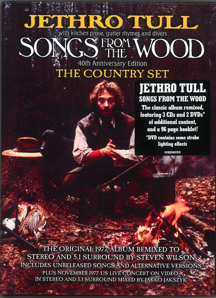 Image of Front Cover of 4935111E: 5xCD - JETHRO TULL, Songs From The Wood (40th Anniversary Edition - The Country Set) (Chrysalis; 0190295847876, UK & Europe 2017 Reissue, Digibook, Booklet, 3 CDs 2 DVDs)   EX/EX