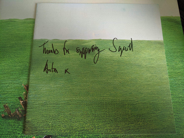 Image of Back Cover of 1624330E: 2xLP - SQUID, Bright Green Field (Warp Records; WARPLP314, Europe 2021, Gatefold, 2 Inners, Black Vinyl. With Signed 20 Page Booklet)   M/M