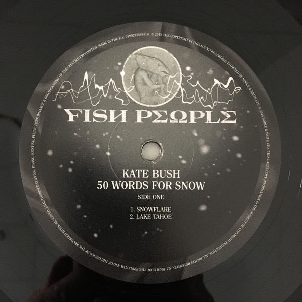 Image of Label Cover of 2xLP - EX/EX - KATE BUSH, 50 Words For Snow (Fish People; 0190295593810, Europe 2018 Reissue, Gatefold Sleeve, Booklet, Remastered, 180g), Seal opened instore, still in hype stickered shrinkwrap.,  - 3126281E