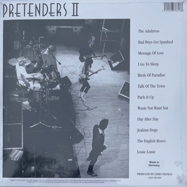 Image of Back Cover of 1714082C: LP - PRETENDERS, Pretenders II (Real Records; 0190296766138, Worldwide 2022, Inner)   EX/EX