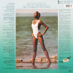 Image of Back Cover of 1744082S: LP - WHITNEY HOUSTON, Whitney Houston (Arista; 206 978, Europe 1985, Picture sleeve) Light wear to sleeve.  VG/VG+