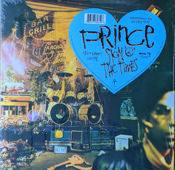 Image of Front Cover of 4745001S: 2xLP - PRINCE, Sign "O" The Times (Warner Records; 603497846528, USA & Europe 2020 Reissue, Spot Varnished Sleeve, 2 Inners, 180 Gram Vinyl) Scuffs, corner crease, slight crinkle to inners  VG/VG