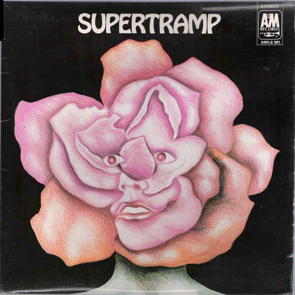 Image of Front Cover of 2924185E: LP - SUPERTRAMP, Supertramp (A&M Silver and Brown Label; AMLS981, UK 1974 Reissue, Laminated Sleeve)   VG/VG+