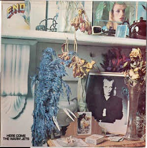 Image of Front Cover of 1724040E: LP - BRIAN ENO, Here Come the Warm Jets (Island Yellow Palm Tree; ILPS9268, US 1973)   VG+/VG+