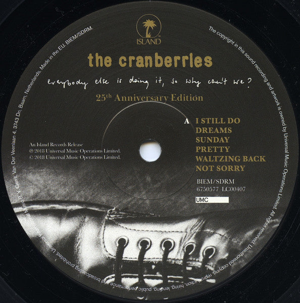 Image of Label Cover of LP - VG/G+ - THE CRANBERRIES, Everybody Else Is Doing It, So Why Can't We? (Island Records; 6750577, Europe 2018 Reissue, Gatefold, Inner, Remastered, 25th Anniversary), ,  - 3926225E