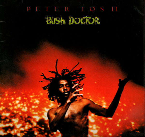 Image of Front Cover of 0914524C: LP - PETER TOSH, Bush Doctor (Rolling Stones Records; CUN 39109, UK 1978, Laminated Sleeve, Inner) Looks unplayed. Lightest of wear to sleeve, original printed inner.  VG+/EX