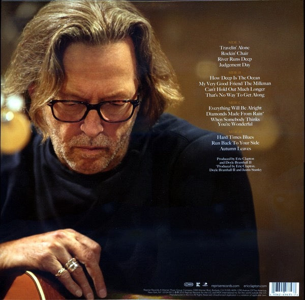 Image of Back Cover of 1714324C: 2xLP - ERIC CLAPTON, Clapton (Reprise Records; 9362-49635-7, Europe 2010, Gatefold)   VG+/VG+