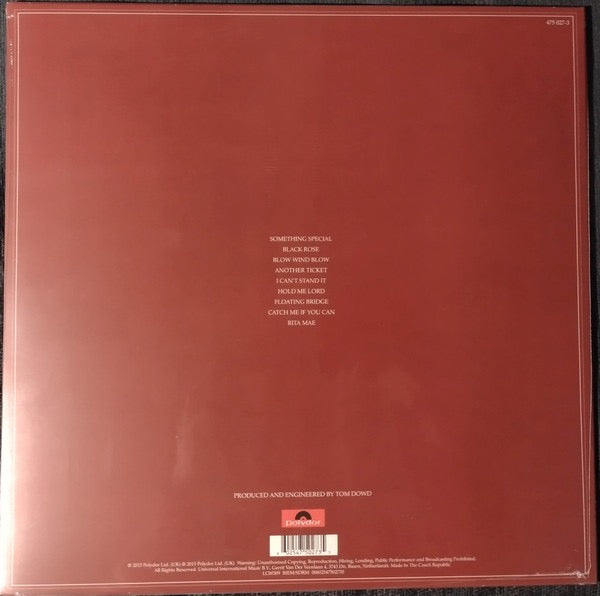 Image of Back Cover of 1714356C: LP - ERIC CLAPTON, Another Ticket (Polydor; 475 027-3, Europe 2015 Reissue, Inner)   EX/VG+