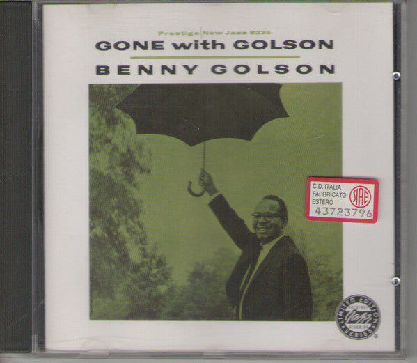 Image of Front Cover of 1714382C: CD - BENNY GOLSON, Gone With Golson (Original Jazz Classics; OJCCD-1850-2, Germany 1994)   VG+/EX