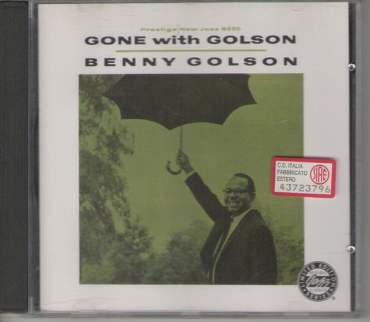 Image of Front Cover of 1714382C: CD - BENNY GOLSON, Gone With Golson (Original Jazz Classics; OJCCD-1850-2, Germany 1994)   VG+/EX