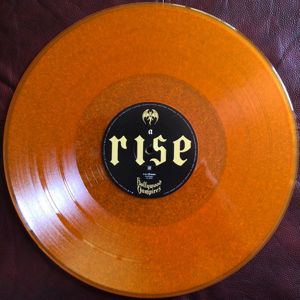 Image of Label of 1744246S: 2xLP - HOLLYWOOD VAMPIRES, Rise (Ear Music; 0213537EMU, Germany 2019, Gatefold Embossed, 2 Inners, Limited Edition, Orange & Red)   EX/EX