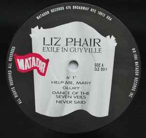 Image of Label Cover of 2xLP - VG/G+ - LIZ PHAIR, Exile In Guyville (Matador; OLE 051-1, Europe 1993, Barcoded Sleeve, Insert), Marked but plays strongly.,  - 1216193C