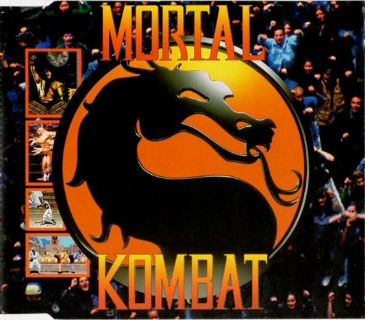 Image of Front Cover of 1714478C: CD - THE IMMORTALS, Mortal Kombat (Vernon Yard Recordings; VSCDT 1487, Europe 1993, Jewel Case)   VG+/VG+