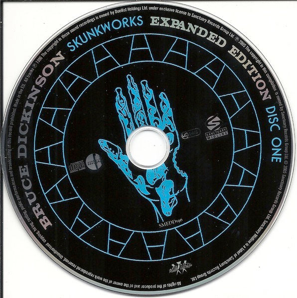 Image of Label Cover of 1714486C: 2xCD - BRUCE DICKINSON, Skunkworks (Sanctuary Midline; SMEDD196, UK 2005 Reissue, Slipcase Edition)   VG+/VG+