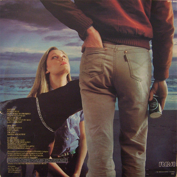 Image of Back Cover of 1744300S: LP - SCORPIONS, Animal Magnetism (RCA Victor; VPL1 6502, Australia 1980)   VG+/VG+