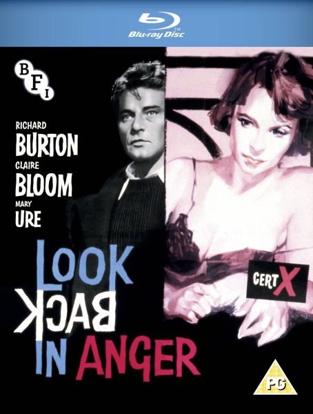 Image of Front Cover of 1734146E: Blu-ray - TONY RICHARDSON, RICHARD BURTON, Look Back in Anger (BFI; BFIB1314, UK ) No Slipcase  VG+/VG+