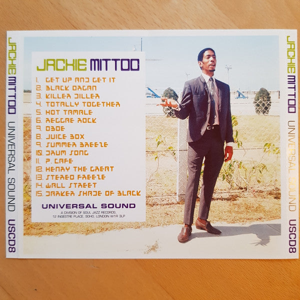 Image of Back Cover of 1714534C: CD - JACKIE MITTOO, The Keyboard King At Studio One (Universal Sound; US CD8, UK 2000, No Outer Card Sleeve)   VG+/VG