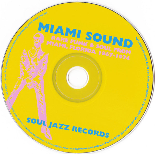 Image of Label Cover of CD - VG/VG+ - VARIOUS ARTISTS, Miami Sound (Rare Funk & Soul From Miami, Florida 1967-1974) (Soul Jazz Records; SJR CD72, UK 2003, Card Slipcase with Jewel Case inside), ,  - 1116375C