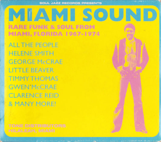 Image of Front Cover of CD - VG/VG+ - VARIOUS ARTISTS, Miami Sound (Rare Funk & Soul From Miami, Florida 1967-1974) (Soul Jazz Records; SJR CD72, UK 2003, Card Slipcase with Jewel Case inside), ,  - 1116375C