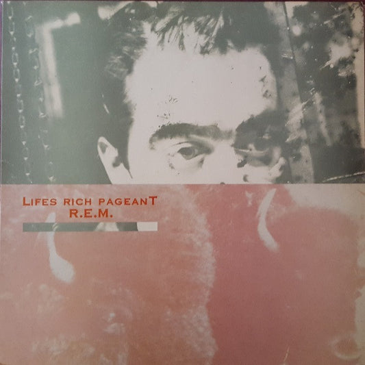 Image of Front Cover of 5144343S: LP - R.E.M., Lifes Rich Pageant (I.R.S. Records; MIRG 1014, UK 1986, Inner, Side A cut by Pounda, and Side B by Bilbo.)   VG+/VG+