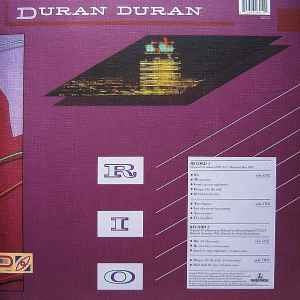 Image of Back Cover of 1814145C: 2xLP - DURAN DURAN, Rio (Parlophone ; EMCD 3411, Europe 2014 Reissue, Textured Sleeve, 2 Inners, 180 Gram Vinyl.)   EX/VG+