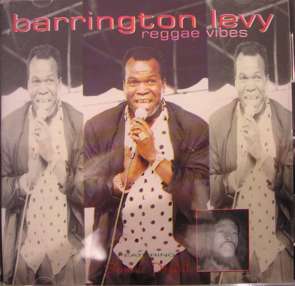 Image of Front Cover of 1854077S: CD - BARRINGTON LEVY FEATURING SAMMY DREAD, Reggae Vibes (Rocky One; RGCD 022, US 1994)   EX/EX